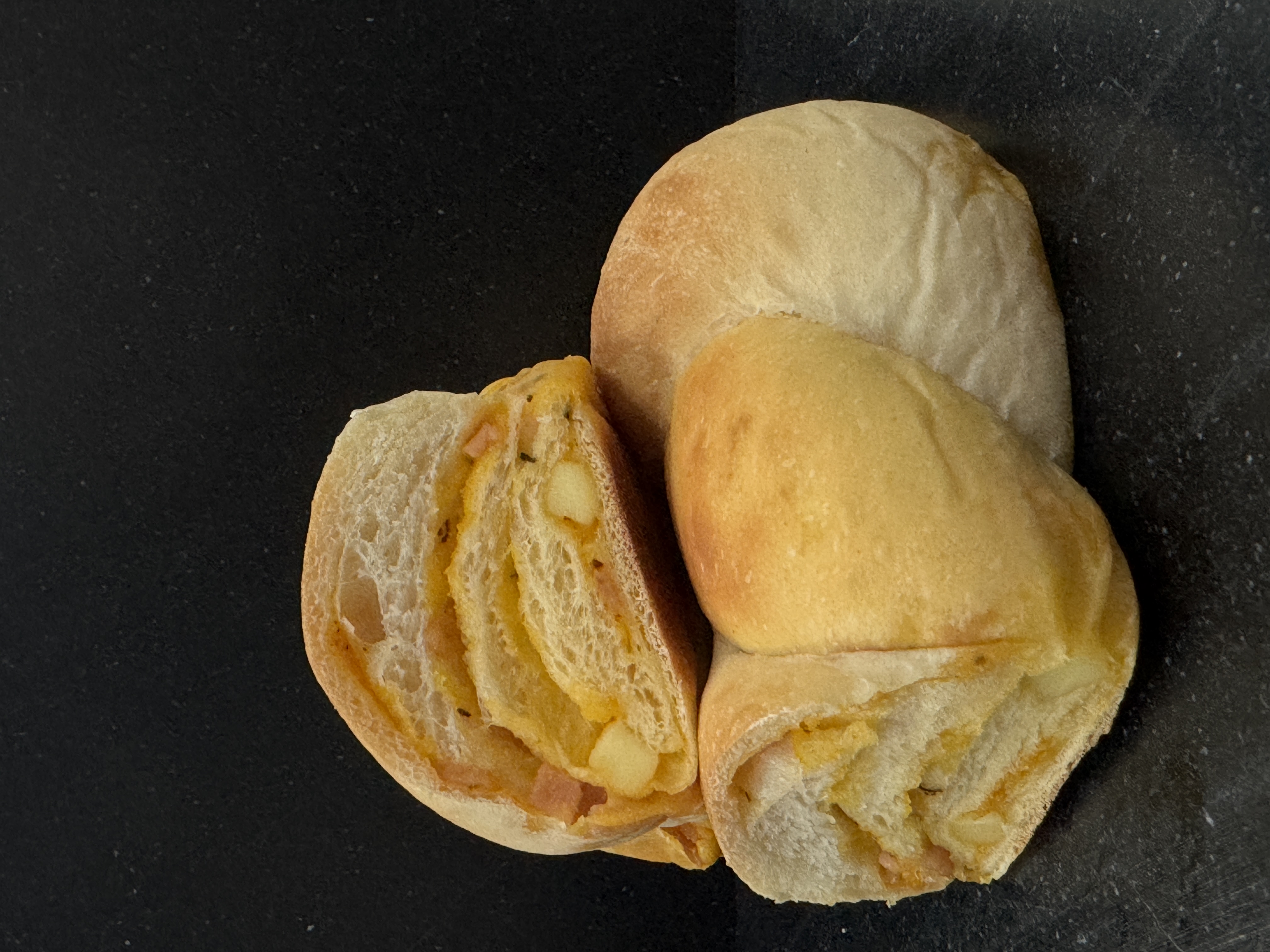 Nacho cheese roll — bakery application
